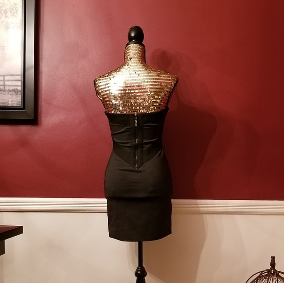 Caribbean Queen Strapless Bondage Mini Dress - Picture 2 of 6